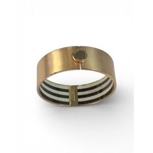Henri Bendel Bangle Bracelet Hinged Gold Tone